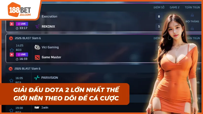 Giải đấu đỉnh cao dành cho người chơi cá cược Dota 2