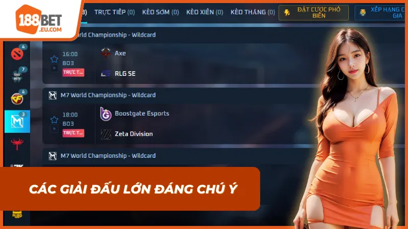 Giải đấu MLBB nổi bật dành cho người chơi Esports